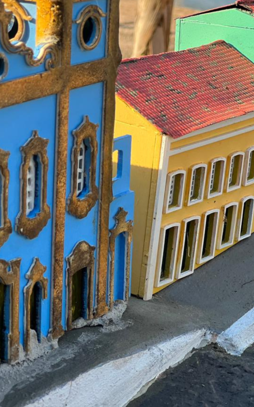 Réplica do Pelourinho no Parque Espelho Brasil